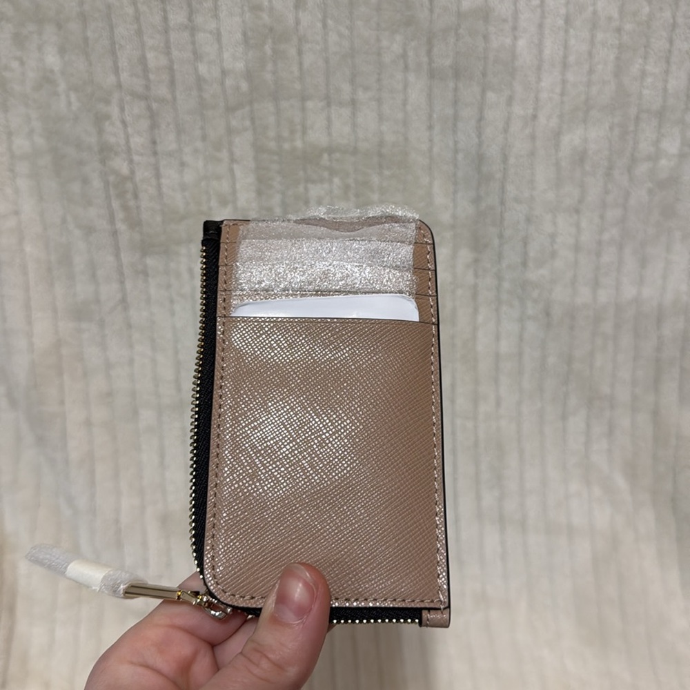 Kate Spade Toasted Hazelnut Colorblock Card Holder New - Picture 5 of 9